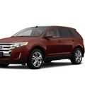 ford edge 2012 dk  red suv sel gasoline 6 cylinders front wheel drive shiftable automatic 46168