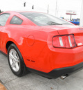 ford mustang 2012 red coupe v6 gasoline 6 cylinders rear wheel drive automatic 34474