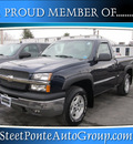 chevrolet silverado 1500 2005 blue pickup truck gasoline 8 cylinders 4 wheel drive automatic 13350