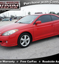 toyota camry solara 2004 red coupe se gasoline 4 cylinders front wheel drive automatic 77388