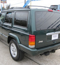 jeep cherokee 2001 dk  green suv limited gasoline 6 cylinders rear wheel drive automatic 77379