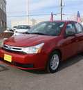 ford focus 2010 red sedan se gasoline 4 cylinders front wheel drive automatic with overdrive 80229