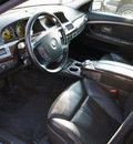 bmw 7 series 2005 black sedan 745li gasoline 8 cylinders rear wheel drive not specified 44060