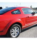 ford mustang 2005 red coupe v6 deluxe gasoline 6 cylinders rear wheel drive automatic 77388