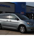 honda odyssey 2005 silver van ex l w dvd w navi gasoline 6 cylinders front wheel drive automatic with overdrive 77065
