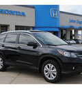 honda cr v 2012 black suv ex l gasoline 4 cylinders front wheel drive automatic with overdrive 77065