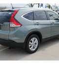 honda cr v 2012 lt  green suv ex l w dvd gasoline 4 cylinders front wheel drive automatic with overdrive 77065
