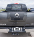 nissan titan 2010 dk  gray se flex fuel 8 cylinders 2 wheel drive automatic 76018