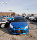 ford focus 2012 blue sedan se gasoline 4 cylinders front wheel drive automatic with overdrive 60546