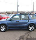 subaru forester 2007 blue suv 2 5 x gasoline 4 cylinders all whee drive automatic 55811