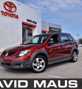 pontiac vibe 2004 red hatchback gasoline 4 cylinders front wheel drive automatic 32771