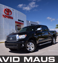 toyota tundra 2010 black limited trd gasoline 8 cylinders 2 wheel drive automatic 32771
