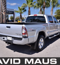 toyota tacoma 2010 silver prerunner sr5 trd gasoline 6 cylinders 2 wheel drive automatic 32771