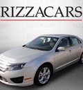 ford fusion 2012 silver sedan se gasoline 4 cylinders front wheel drive automatic with overdrive 60546