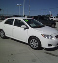 toyota corolla 2009 white sedan le gasoline 4 cylinders front wheel drive automatic 75503