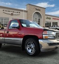 gmc sierra 1500 1999 red pickup truck sle gasoline v8 rear wheel drive automatic 60915