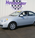 hyundai accent 2010 silver sedan gls gasoline 4 cylinders front wheel drive automatic 80905