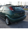ford focus 2000 dk  green coupe zx3 gasoline 4 cylinders front wheel drive automatic 77037