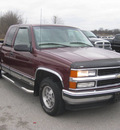 chevrolet c k 1500 series 1997 red pickup truck c1500 cheyenne gasoline v8 rear wheel drive automatic 62863