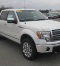 ford f 150 2012 white platinum gasoline 6 cylinders 4 wheel drive 6 speed automatic 62863