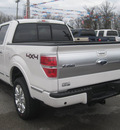 ford f 150 2012 white platinum gasoline 6 cylinders 4 wheel drive 6 speed automatic 62863