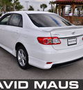 toyota corolla 2011 white sedan s gasoline 4 cylinders front wheel drive automatic 32771