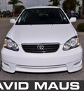 toyota corolla 2007 white sedan s gasoline 4 cylinders front wheel drive automatic 32771
