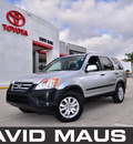 honda cr v 2006 silver suv ex gasoline 4 cylinders all whee drive automatic 32771