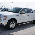 ford f 150 2012 white lariat gasoline 6 cylinders 4 wheel drive automatic 77388