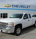 chevrolet silverado 1500 2012 white pickup truck lt flex fuel 8 cylinders 2 wheel drive automatic 76087