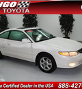 toyota camry solara 2000 white coupe sle v6 gasoline 6 cylinders front wheel drive automatic 91731
