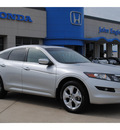 honda accord crosstour 2010 silver wagon ex l gasoline 6 cylinders front wheel drive automatic 77065