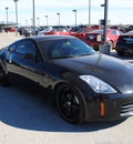nissan 350z 2008 black coupe gasoline 6 cylinders rear wheel drive 6 speed manual 76087
