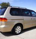 honda odyssey 2002 beige van ex l w dvd gasoline 6 cylinders front wheel drive automatic 76018