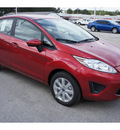 ford fiesta 2012 red hatchback se gasoline 4 cylinders front wheel drive automatic 77388
