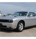 dodge challenger 2010 silver coupe se gasoline 6 cylinders rear wheel drive automatic 77037