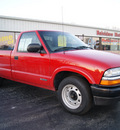 chevrolet s 10 2001 red pickup truck gasoline 6 cylinders rear wheel drive automatic 61008
