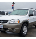 mazda tribute 2004 white suv lx v6 gasoline 6 cylinders front wheel drive 4 speed automatic 77090