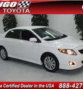 toyota corolla 2010 white sedan s gasoline 4 cylinders front wheel drive automatic 91731
