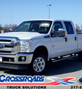 ford f 250 super duty 2012 white xlt biodiesel 8 cylinders 4 wheel drive automatic 62708