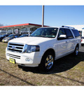 ford expedition el 2010 white suv limited nav dvd flex fuel 8 cylinders 4 wheel drive automatic with overdrive 07724
