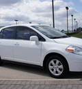 nissan versa 2010 white sedan 1 8 sl gasoline 4 cylinders front wheel drive automatic with overdrive 76018