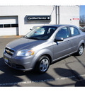chevrolet aveo 2011 gray sedan lt gasoline 4 cylinders front wheel drive automatic with overdrive 08902