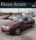 acura tl 2012 basque red sedan tech sh awd gasoline 6 cylinders all whee drive automatic with overdrive 60462