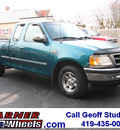 ford f 150 1997 green xlt gasoline v6 rear wheel drive automatic with overdrive 45840