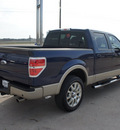 ford f 150 2009 blue king ranch flex fuel 8 cylinders 2 wheel drive automatic 76087