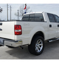 ford f 150 2008 white lariat flex fuel 8 cylinders 4 wheel drive automatic 77090