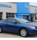 honda civic 2012 blue coupe ex gasoline 4 cylinders front wheel drive automatic 77065