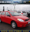 toyota matrix 2003 red hatchback gasoline 4 cylinders all whee drive automatic 98632