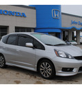 honda fit 2012 silver hatchback sport gasoline 4 cylinders front wheel drive automatic 77065
